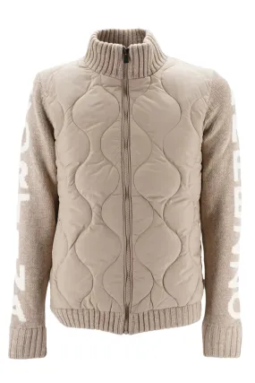 Beige Mc2 Saint Barth Jacket with Double Fabric