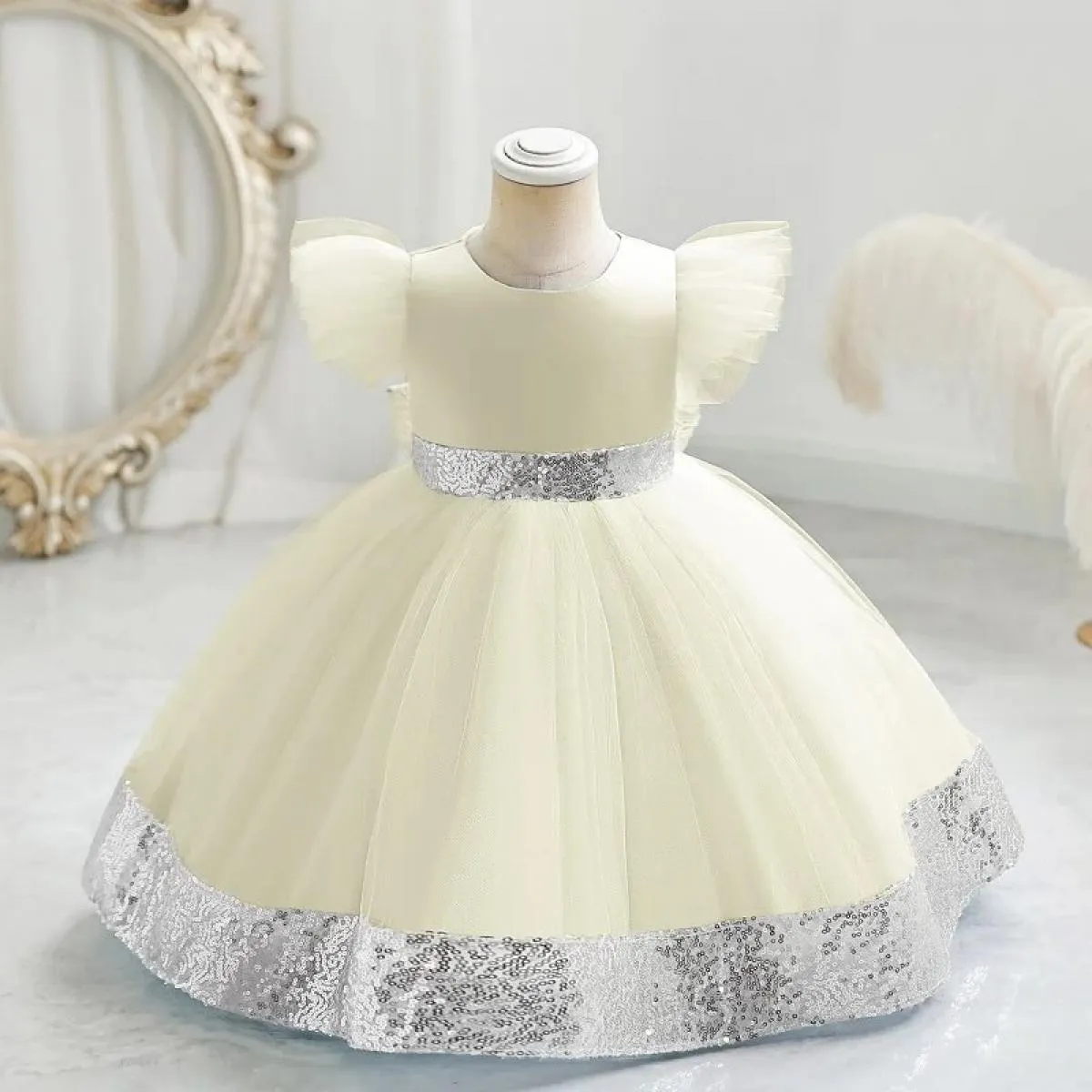 Clothes Baby Photography Christmas  Gauze Photography Clothes  2023 New Dress