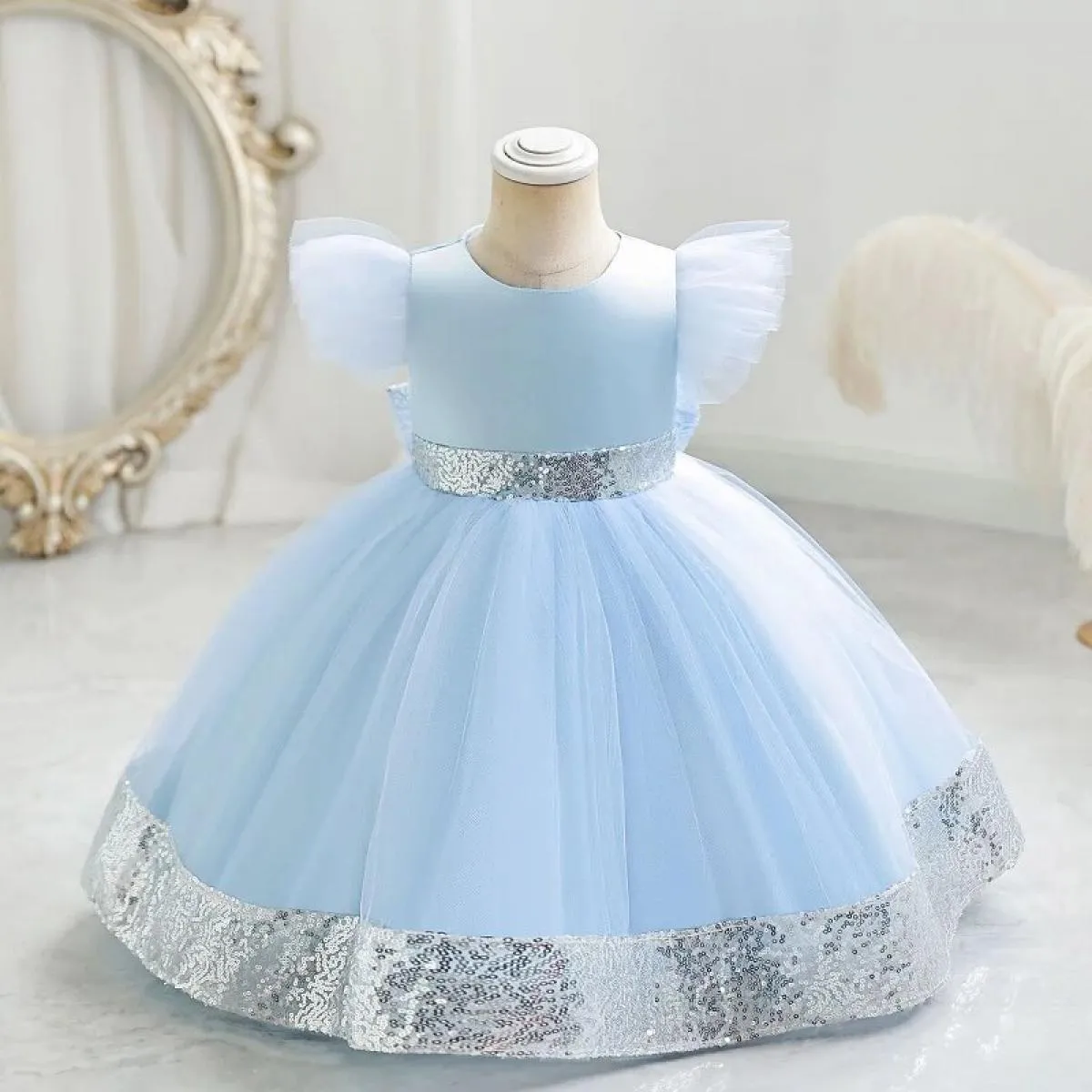 Clothes Baby Photography Christmas  Gauze Photography Clothes  2023 New Dress