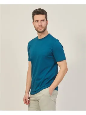 Cotton Jersey Crewneck Boss T-shirt