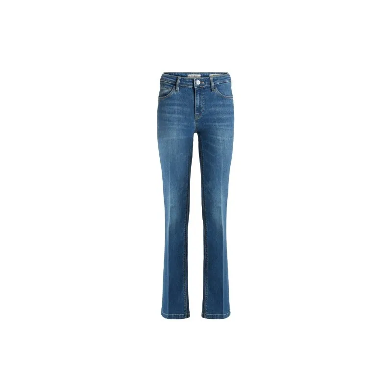 High-Waisted Butterfly Stretch Jeans