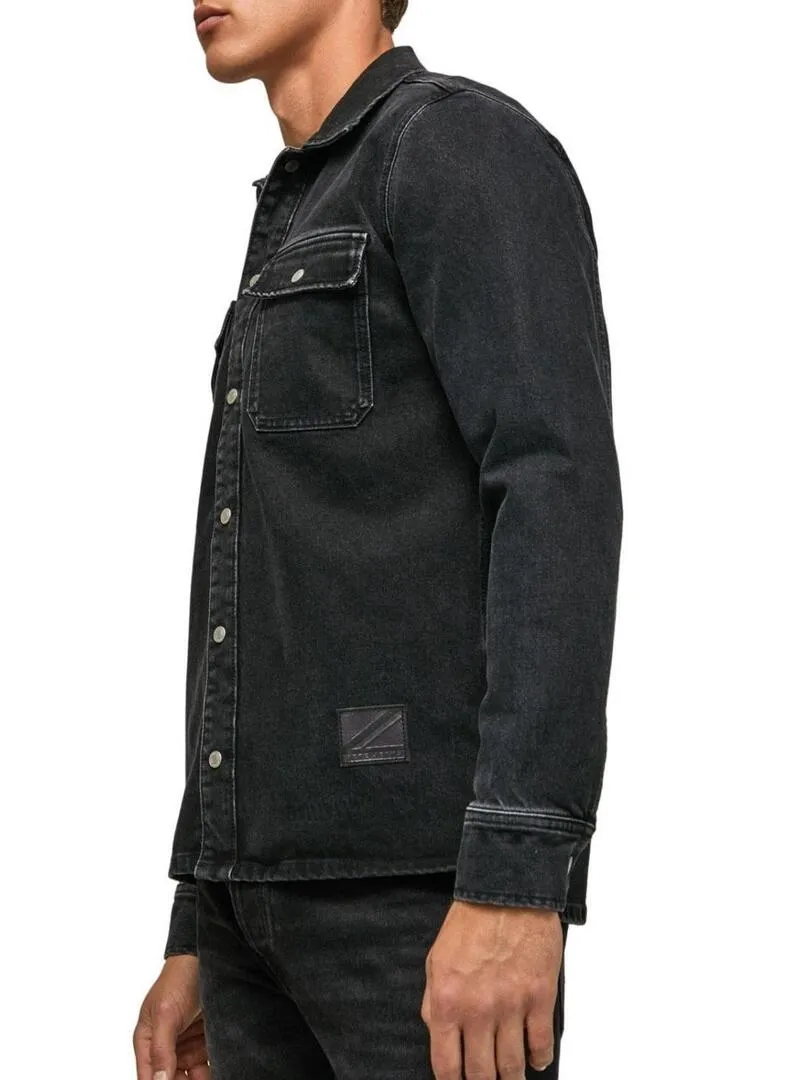 Giubbotto Pepe Jeans Weston Uomo Nero Denim