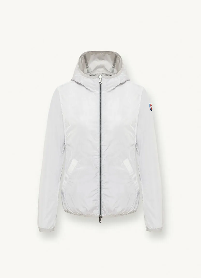 Grey Reversible Taffeta Jacket