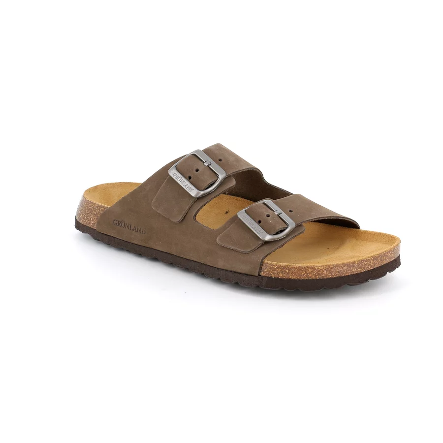 Grunland CB3005 Ciabatta da uomo in nabuk | BOBO