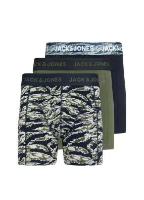 JACK & JONES  Pack 3 boxer con fascia elasticizzata in vita uomo