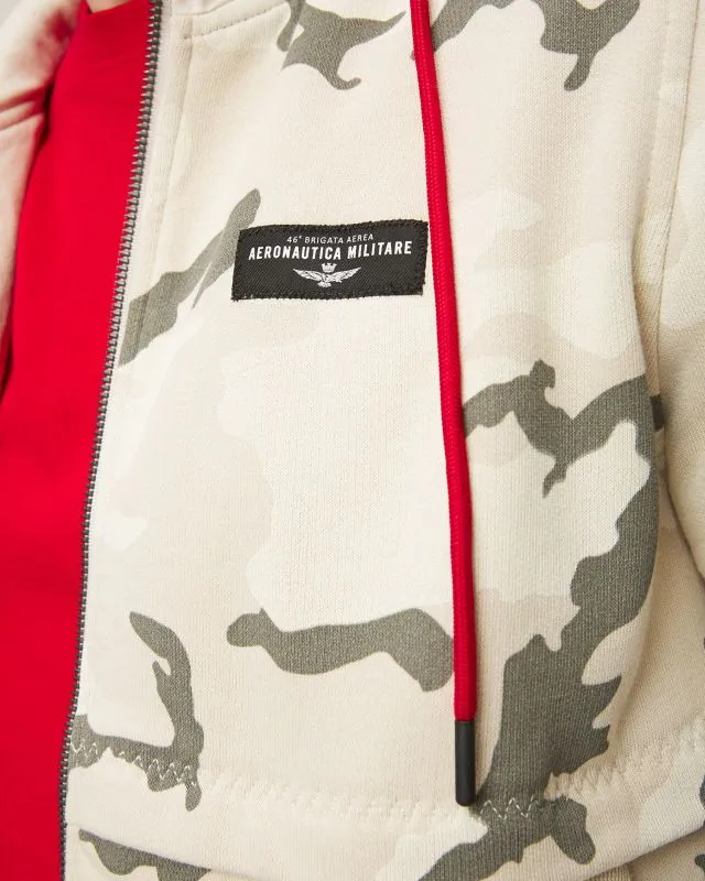 Felpa uomo cappuccio Aeronautica Militare