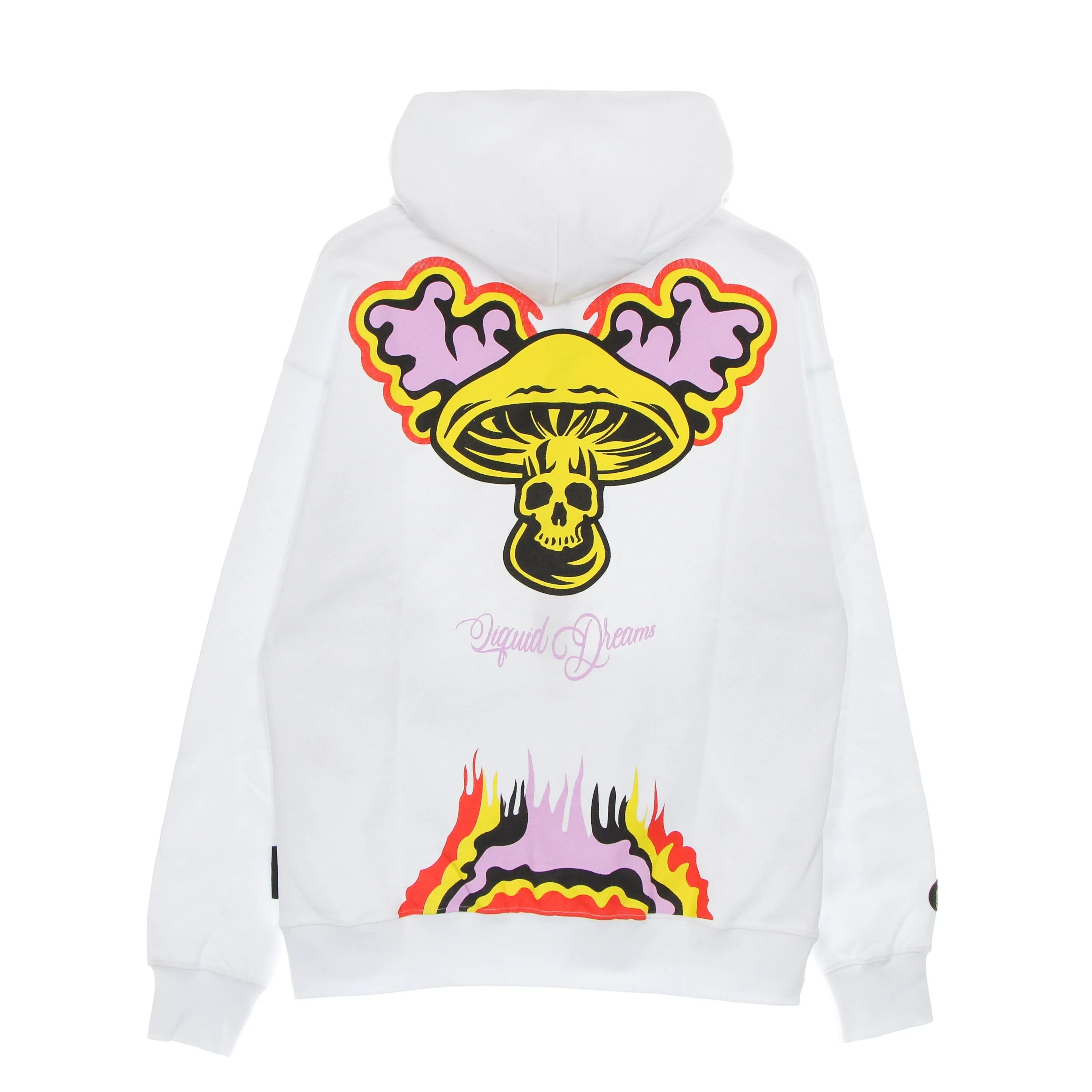 Men's Lightweight Hoodie Steam Liquid Dreams White