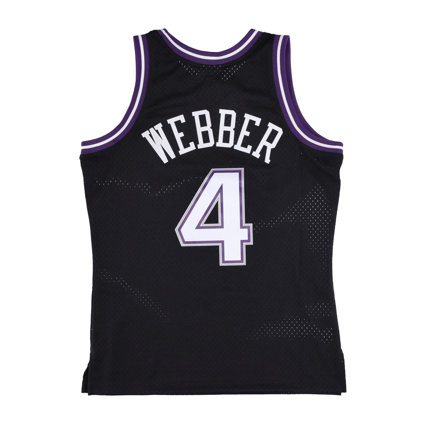 Men's NBA Basketball Jersey Chris Webber No 4 Swingman Hardwood Classics 2000-01 Sackin Team Colors