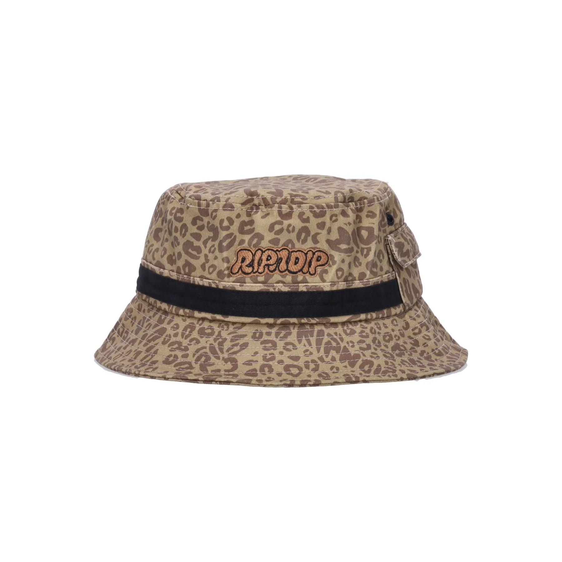 Men's Spotted Boonie Bucket Fishing Hat in Tan