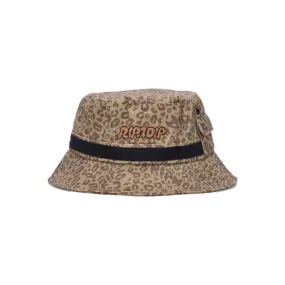 Men's Spotted Boonie Bucket Fishing Hat in Tan