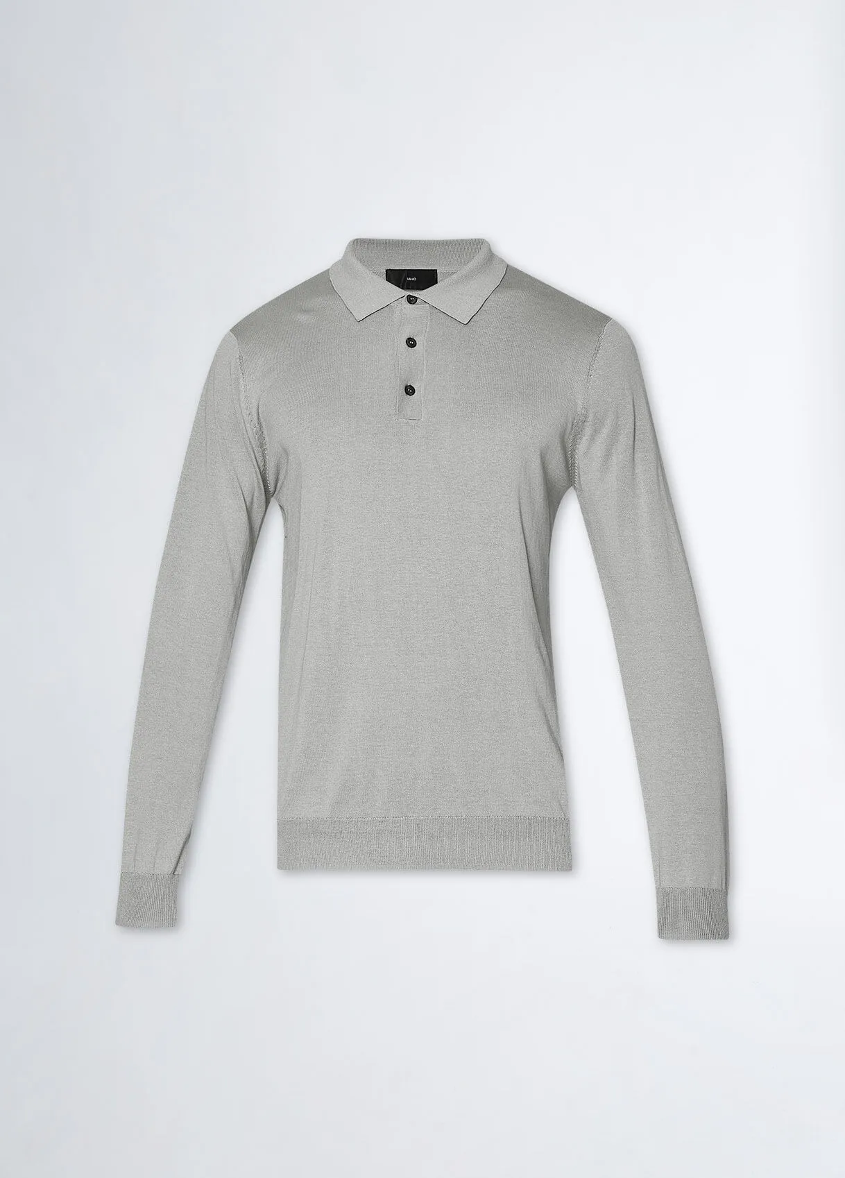 Polo in cotone e seta