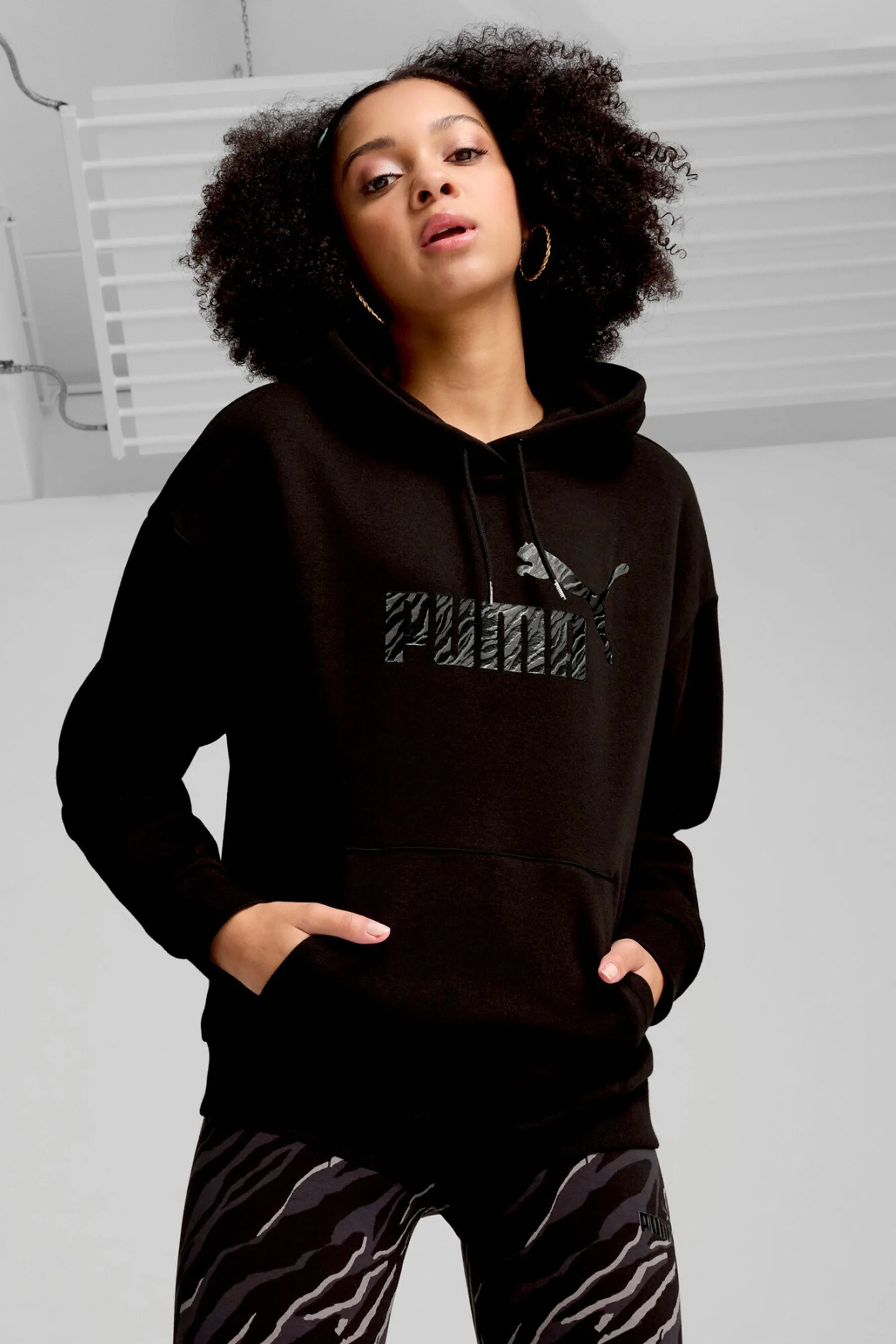 Puma Women's Animal Hoodie ESS+