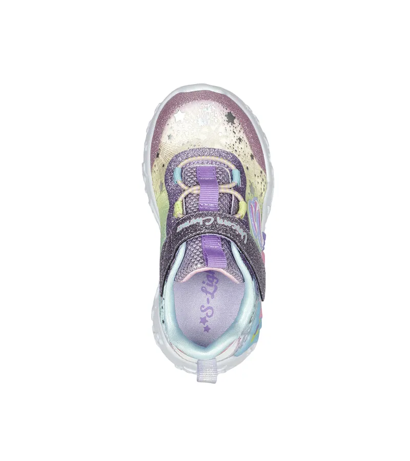 Skechers Unicorn Charmer Twilight Dream Girls' Sneakers with Lights - Purple Multi