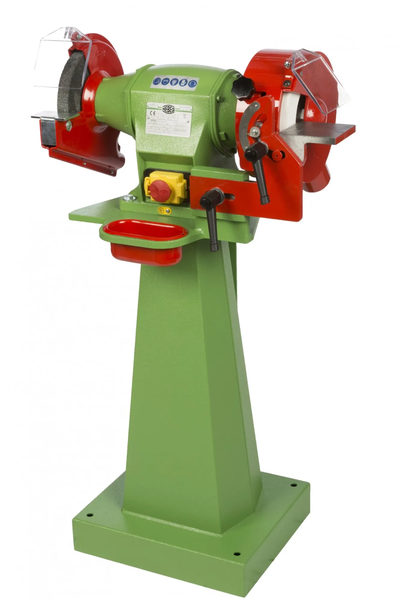 Smerigliatrice Nebes serie PG con piano graduato S2-PG - 1,0 HP trifase
