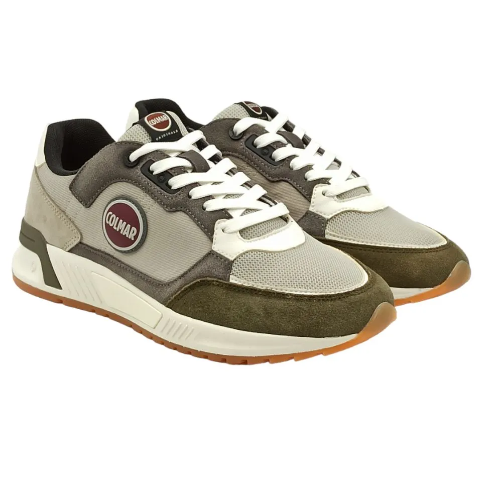 Sneaker uomo Colmar A1-DALTON VICE beige-military green-off white