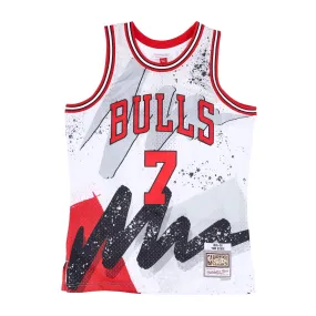 Toni Kukoc Chicago Bulls No 7 Hardwood Classics 1995-96 NBA Swingman Jersey