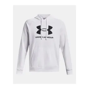 Under Armour Men's Rival Fleece Logo White